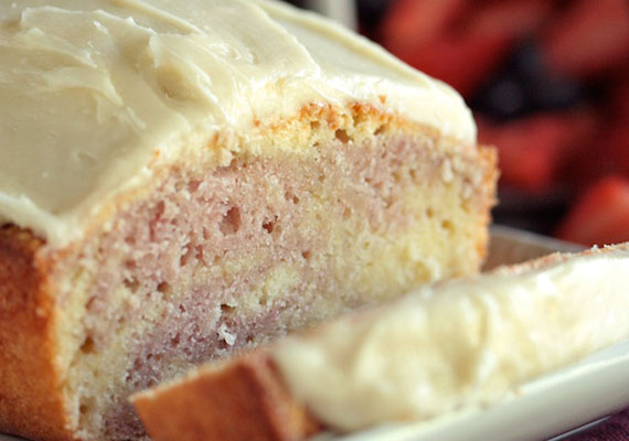 Starbucks Copycat Raspberry Swirl Pound Cake Made Easy