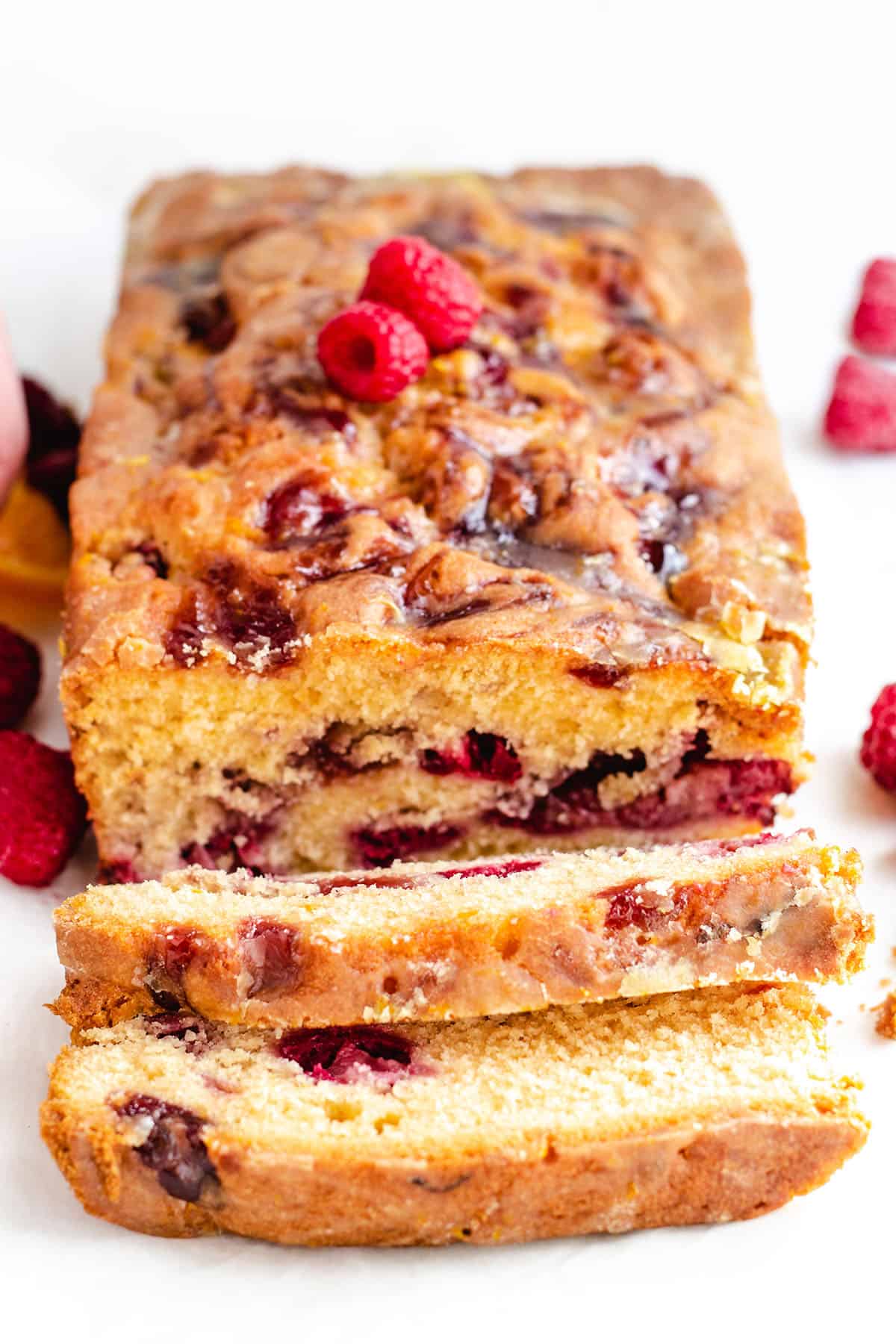 Sunshine On A Plate: Tangy Orange Raspberry Pound Cake Recipe